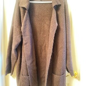 Style & Co. Chocolate Knit Cardigan